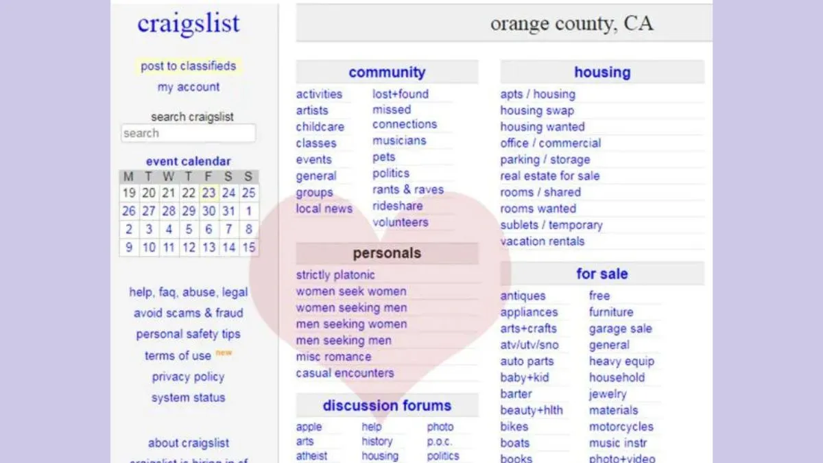 craigslist orange county