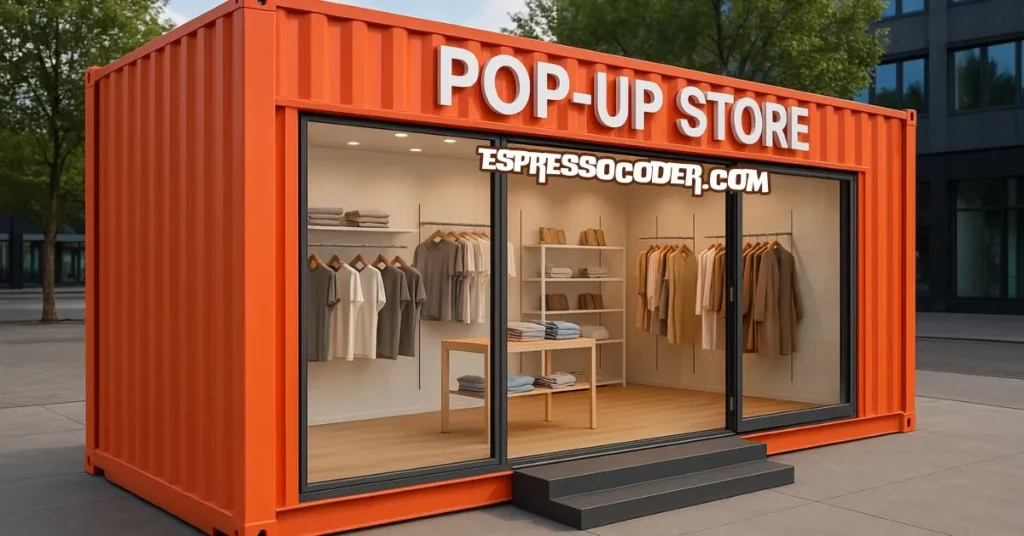 Shipping Container Pop-Up Stores