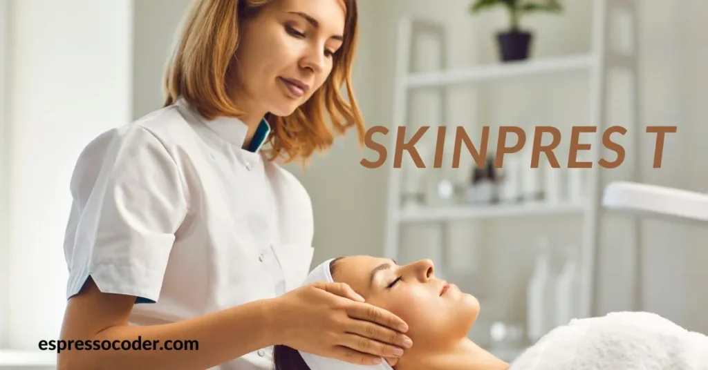 Single-use SkinPres T capsules with active ingredients for hydration and anti-aging.