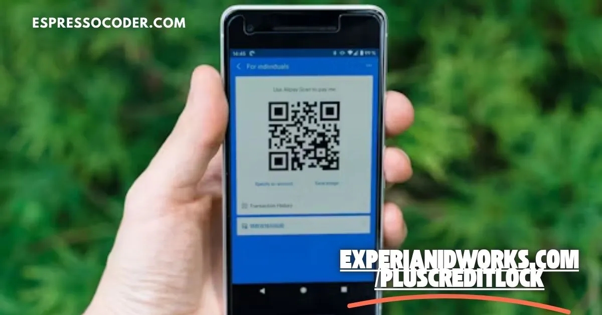 Experian app with credit lock toggle on mobile screen for instant access.