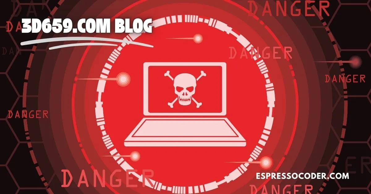 VirusTotal report flagging 3d659.com as a suspicious and unsafe domain.