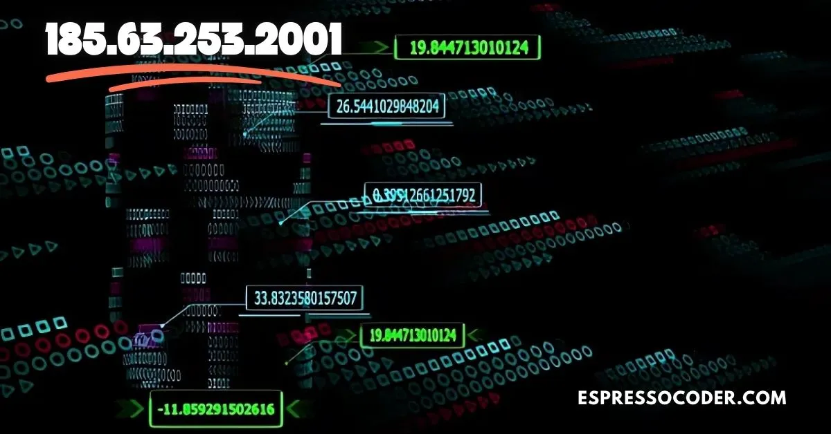 Suspicious IP address 185.63.253.2001 flagged on firewall alert screen.