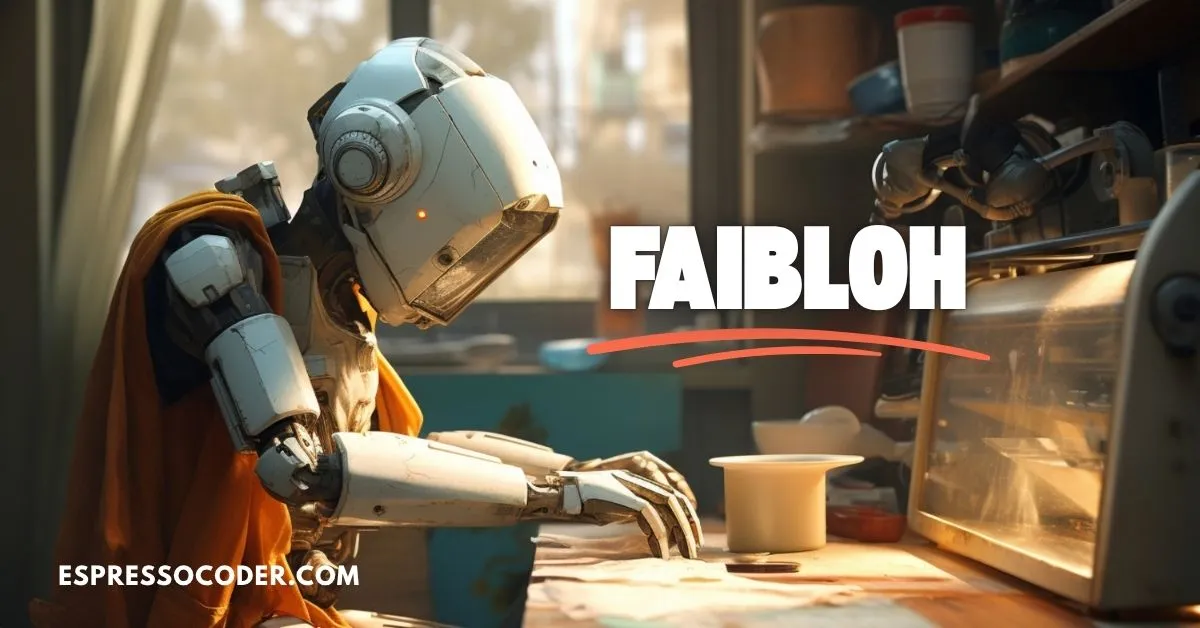 AI writing assistant generating content on Faibloh workspace.