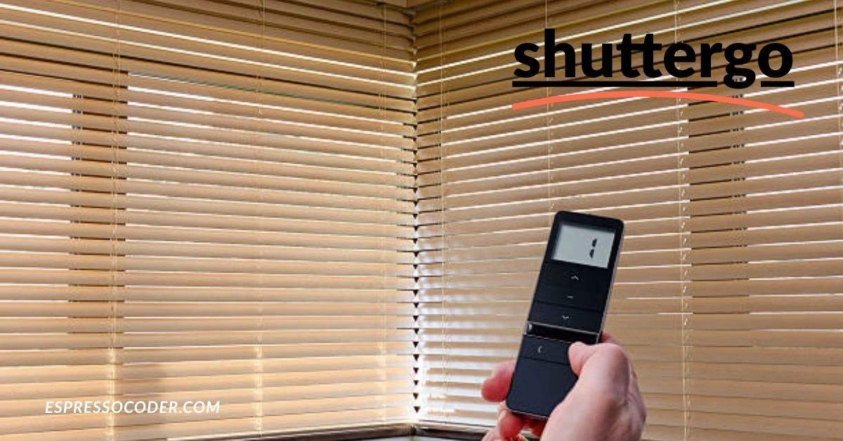 Comparison of manual blinds and AI-powered ShutterGo smart shutter system.