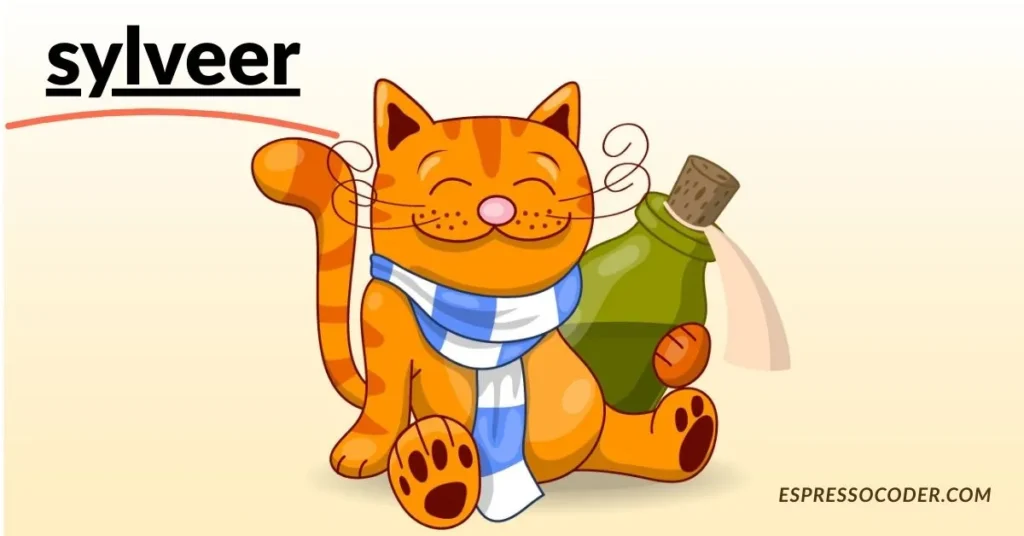 Sylveer cartoon cat exclaiming “Sufferin’ succotash!” with exaggerated expression.