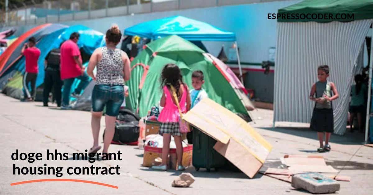 Migrant children housed in temporary U.S. shelter awaiting HHS placement.
