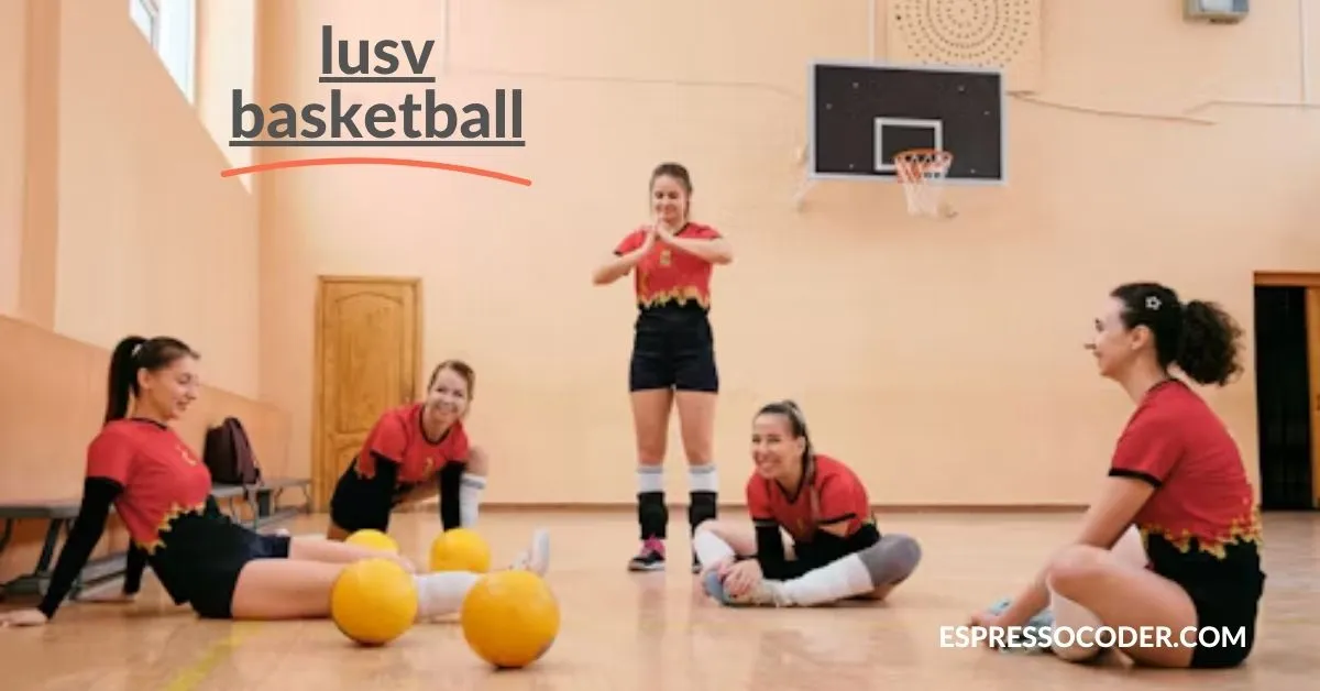 LUSV Basketball team posing at University Sports Centre gym in Leiden, Netherlands