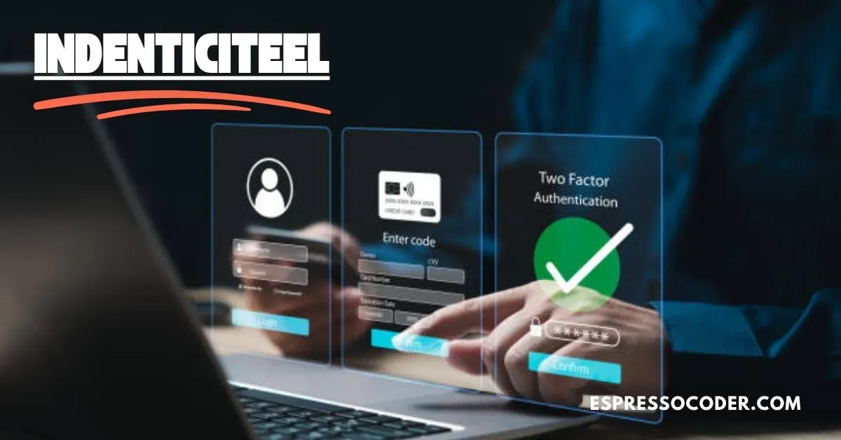 User-to-service identiciteel flow diagram with identity verification and credential authentication steps.