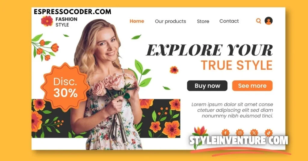 Styleinventure com women’s dresses product page featuring discounted prices and seasonal styles.