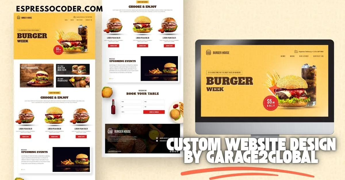 Responsive website preview by Garage2Global on mobile and tablet devices.