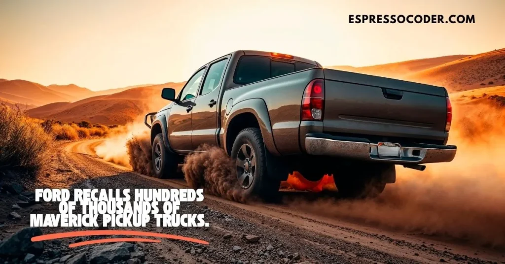 Ford Maverick rearview camera being diagnosed at dealership service center.