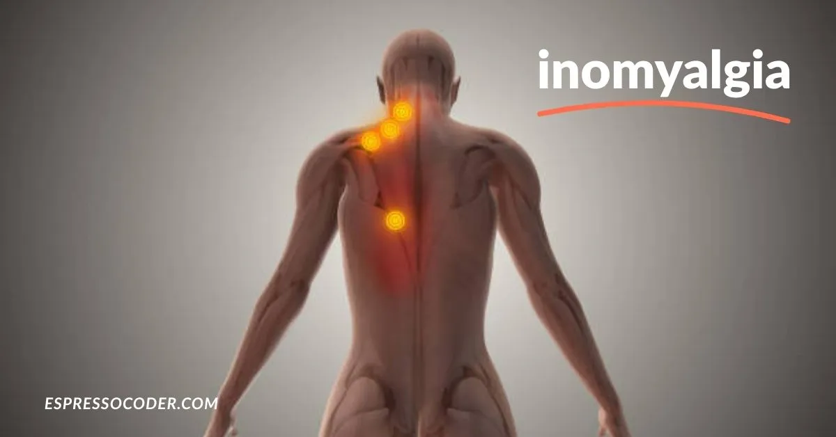 Heat therapy applied to relieve chronic inomyalgia muscle pain.