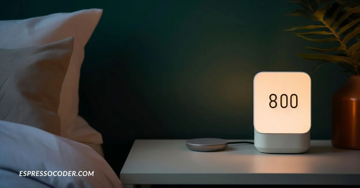 Lufanest relaxation setup with cozy bedroom lighting for improved sleep quality.