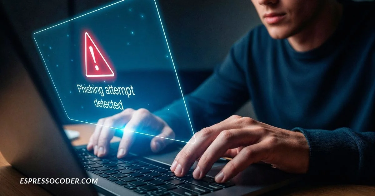 User browsing Gonewing com with data privacy and security warnings