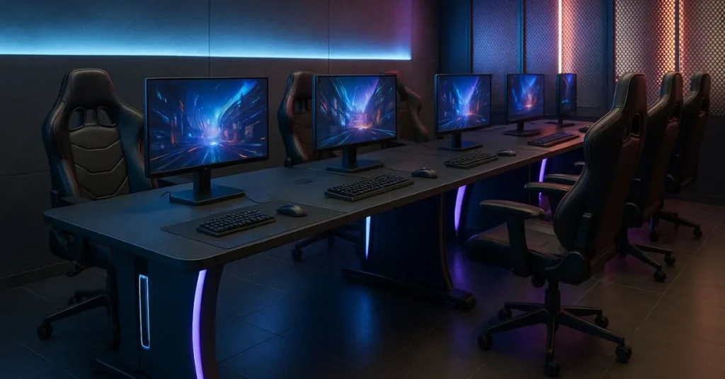 Streamer’s Table: Ergonomically Designed Tables for Gaming Cafés and Esports Lounges