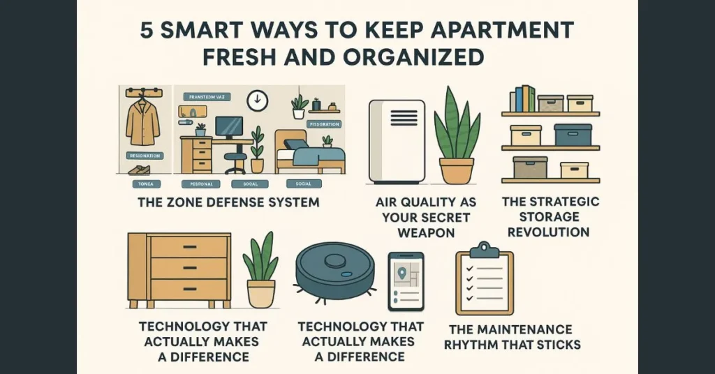 5 Smart Ways to Keep Your Apartment Fresh and Organized