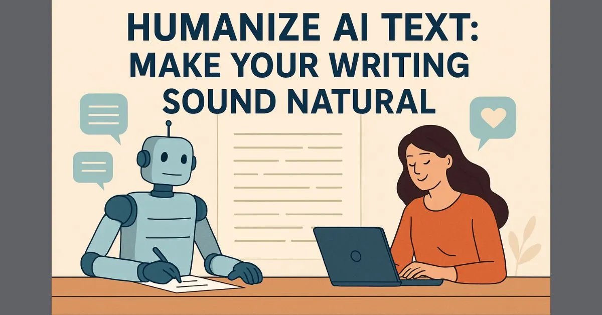 Humanize AI text: Make Your Writing Sound Natural