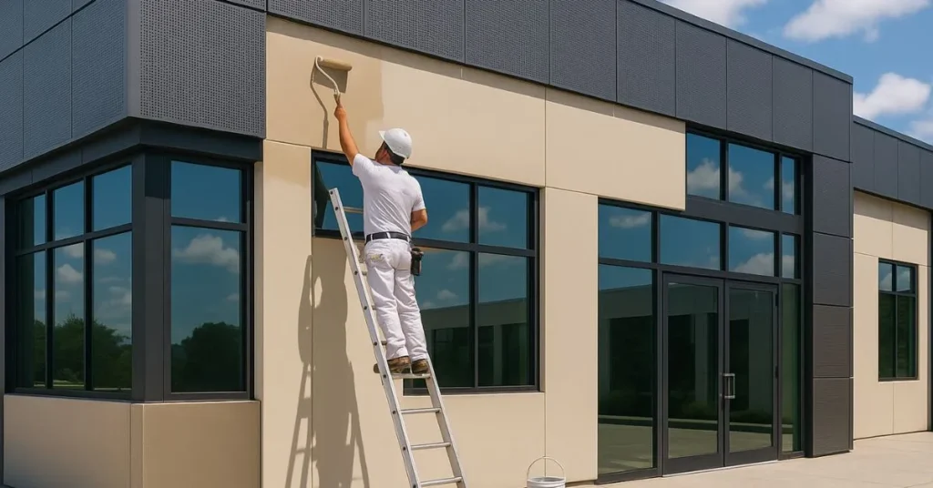 Transforming Commercial Spaces with Professional Coatings