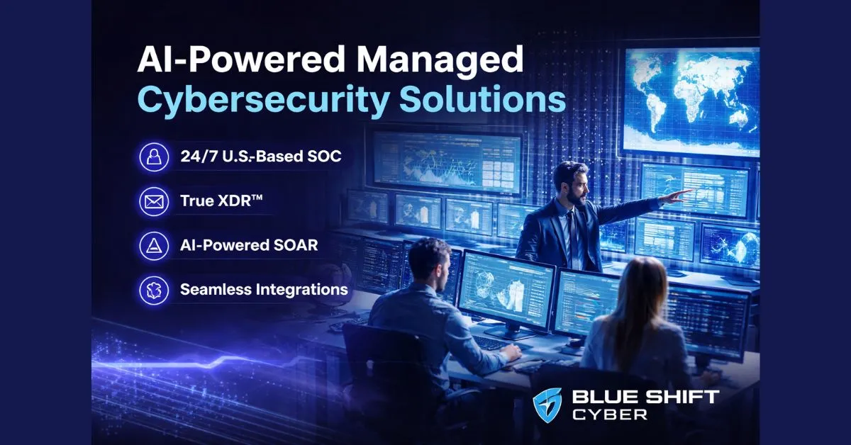 AI-Powered Managed Cybersecurity Solutions | Blue Shift Cyber